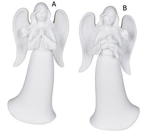Andělíček z polyresinu 24,5 x 12,5 cm stojící