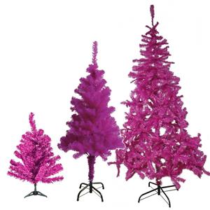 Umělý vánoční stromek lila se stojanem